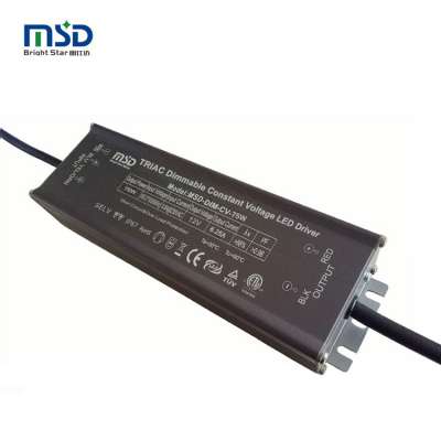 Fit for Leading egde and trailing edge dimmer mains dimming waterproof  dimmable  constant voltage 75w 12v led driver power